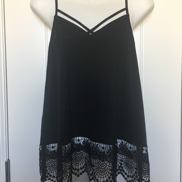 Express Black Lace top - Picture 1 of 7